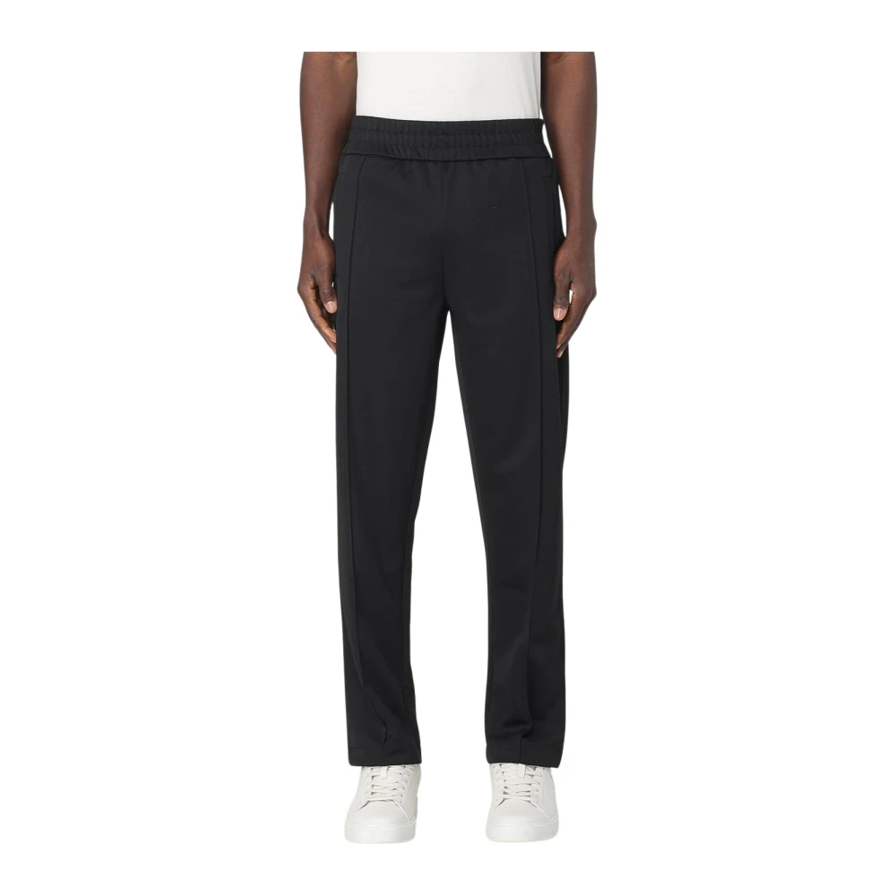 Palm Angels Men's Black Classic Style Track Trousers