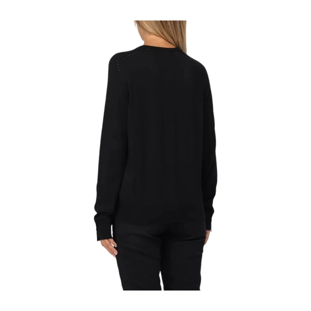 Liu Jo Stijlvolle Gebreide Top Black Dames