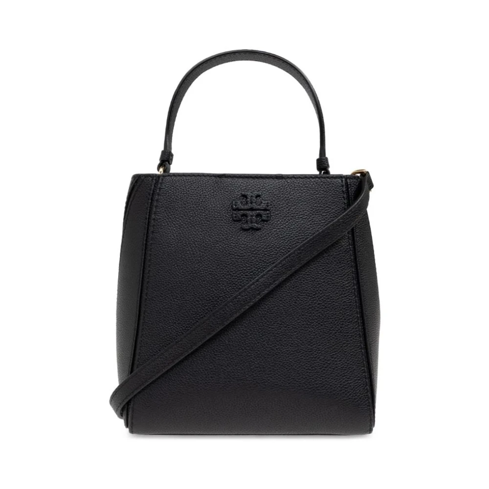 Tory Burch Women's Black Mcgraw Small Bucket Bag