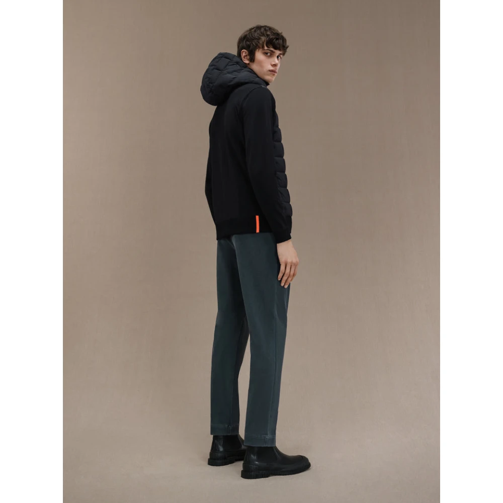 RRD Katoenen Eend Hood Gebreid Jack Zwart Black Heren