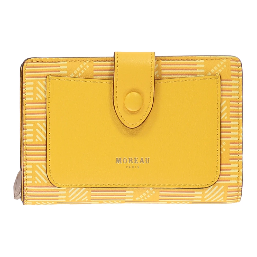 MOREAU PARIS Zippy Logo Flap Plånbok Yellow, Dam