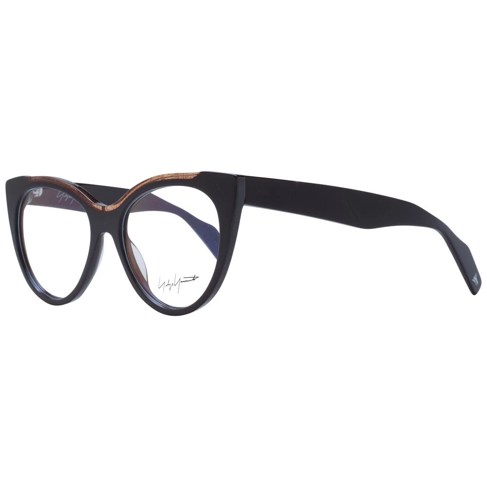 Yohji Yamamoto Women's Brown Cat Eye Optical Frames - Glasses - One Size - Accessories