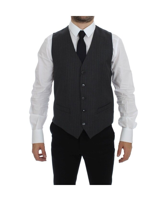 elegant-gilet-robe-en-laine-rayee-grise
