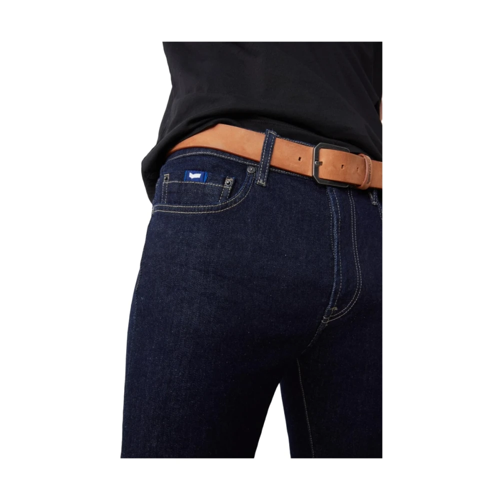 GAS Slim-fit Denim Broek Blue Heren