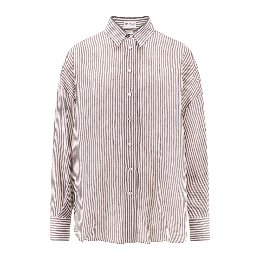 Blouses & Shirts > Shirts - - Brunello Cucinelli - Modalova