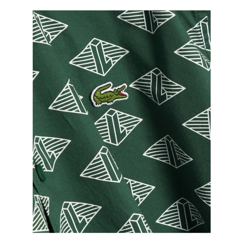 Lacoste Overhemd Green Heren