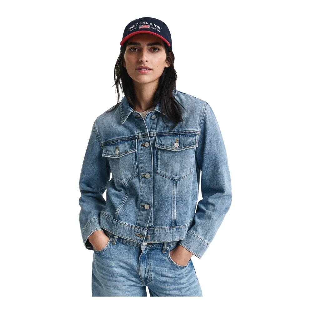 Jackets > Denim Jackets - - Gant - Modalova