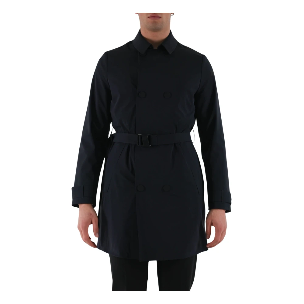 RRD Elegant Thermo Trench Coat Blue Heren