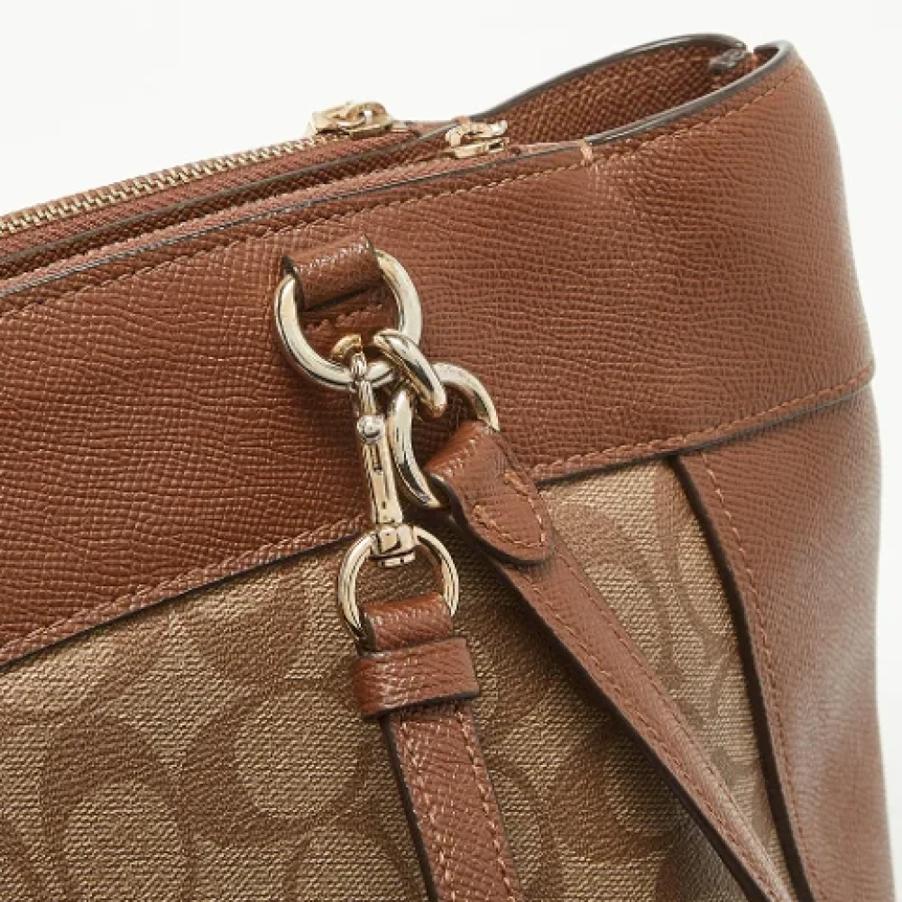 Coach Pre-owned Leather totes Brown Dames