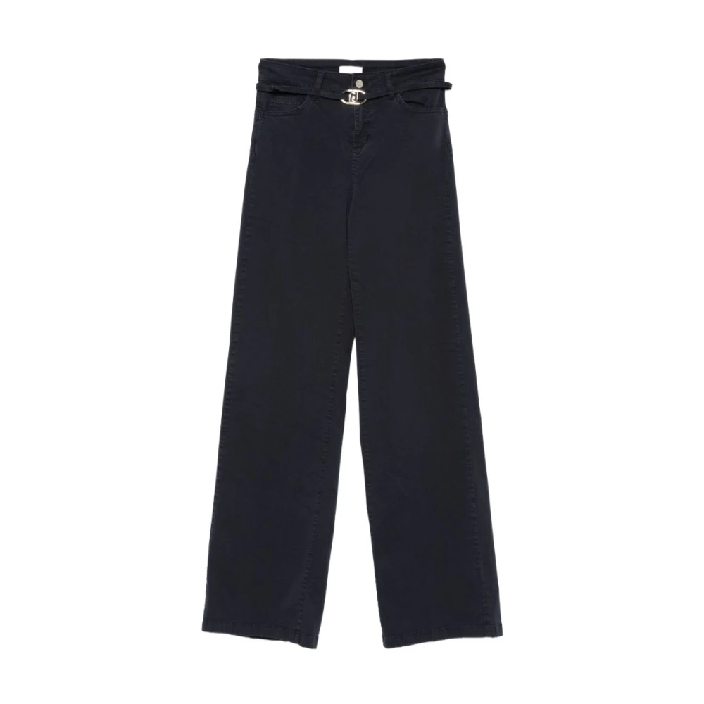 Liu Jo Mujer Azul - Pantalones Acampanados Con Cinturón - Jeans - W32 - Pantalones Acampanados Con Cinturón