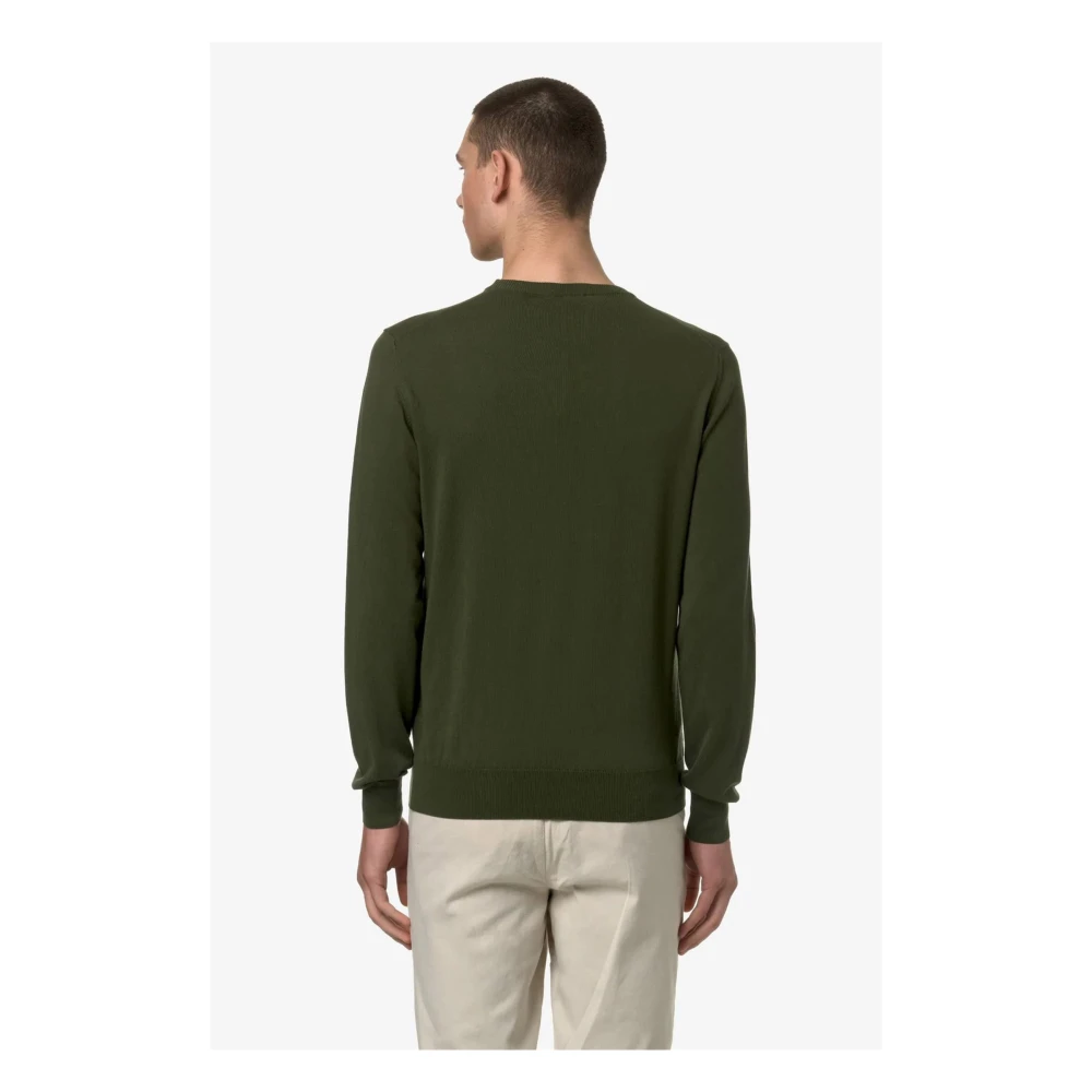 K-way Sebastien Crew Neck Sweater Green Heren