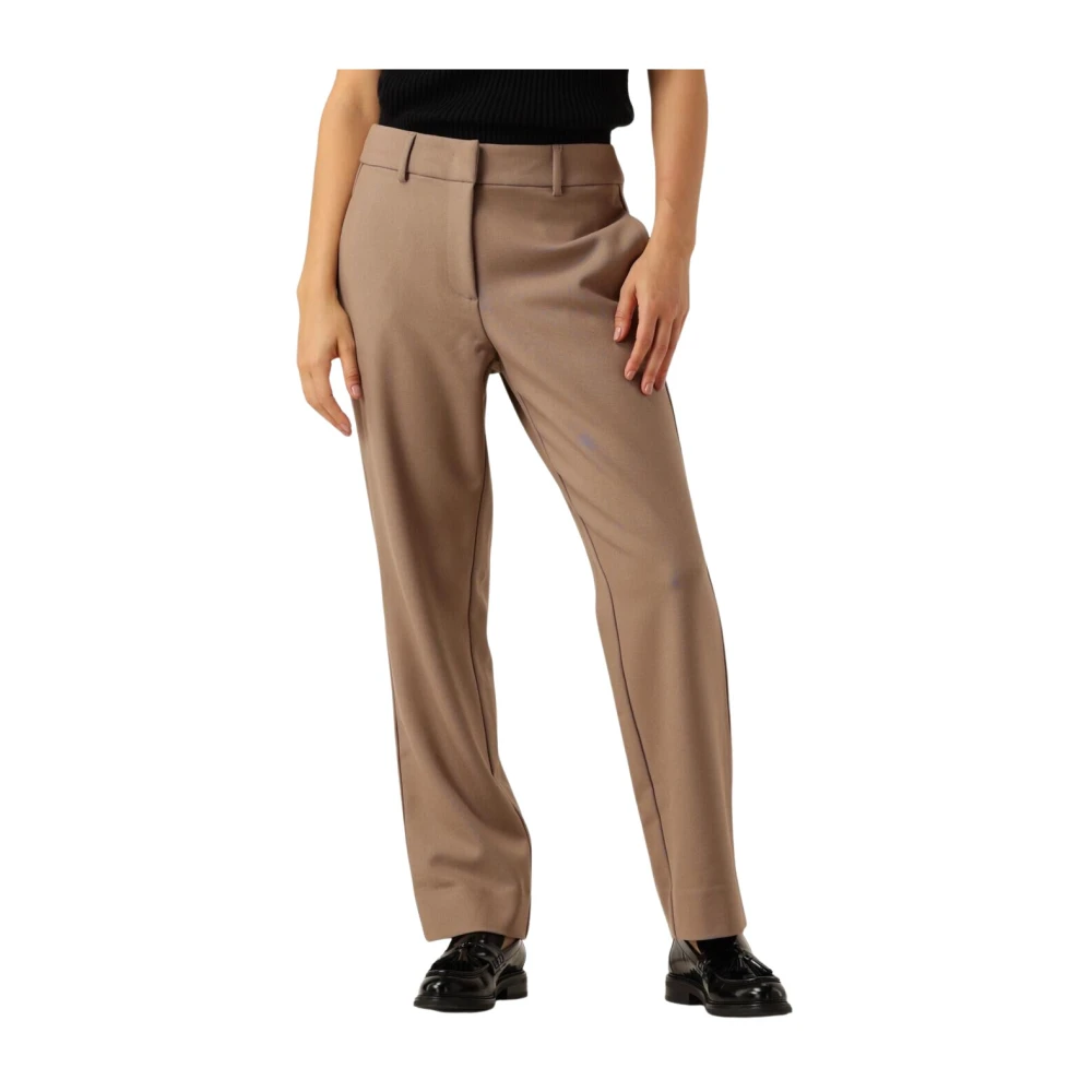 Co'Couture Taupe Sigaret Lange Broek Beige Dames