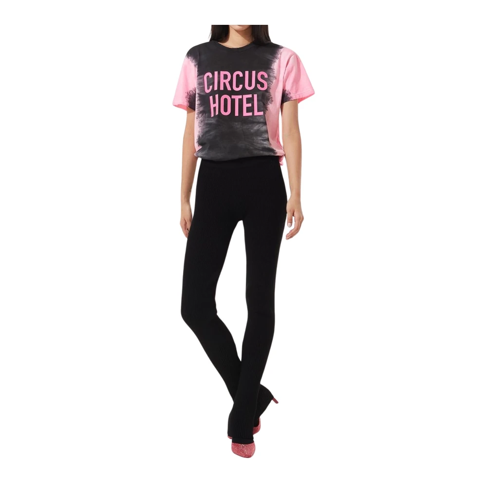 Circus Hotel Stijlvolle Stretch Broek Black Dames