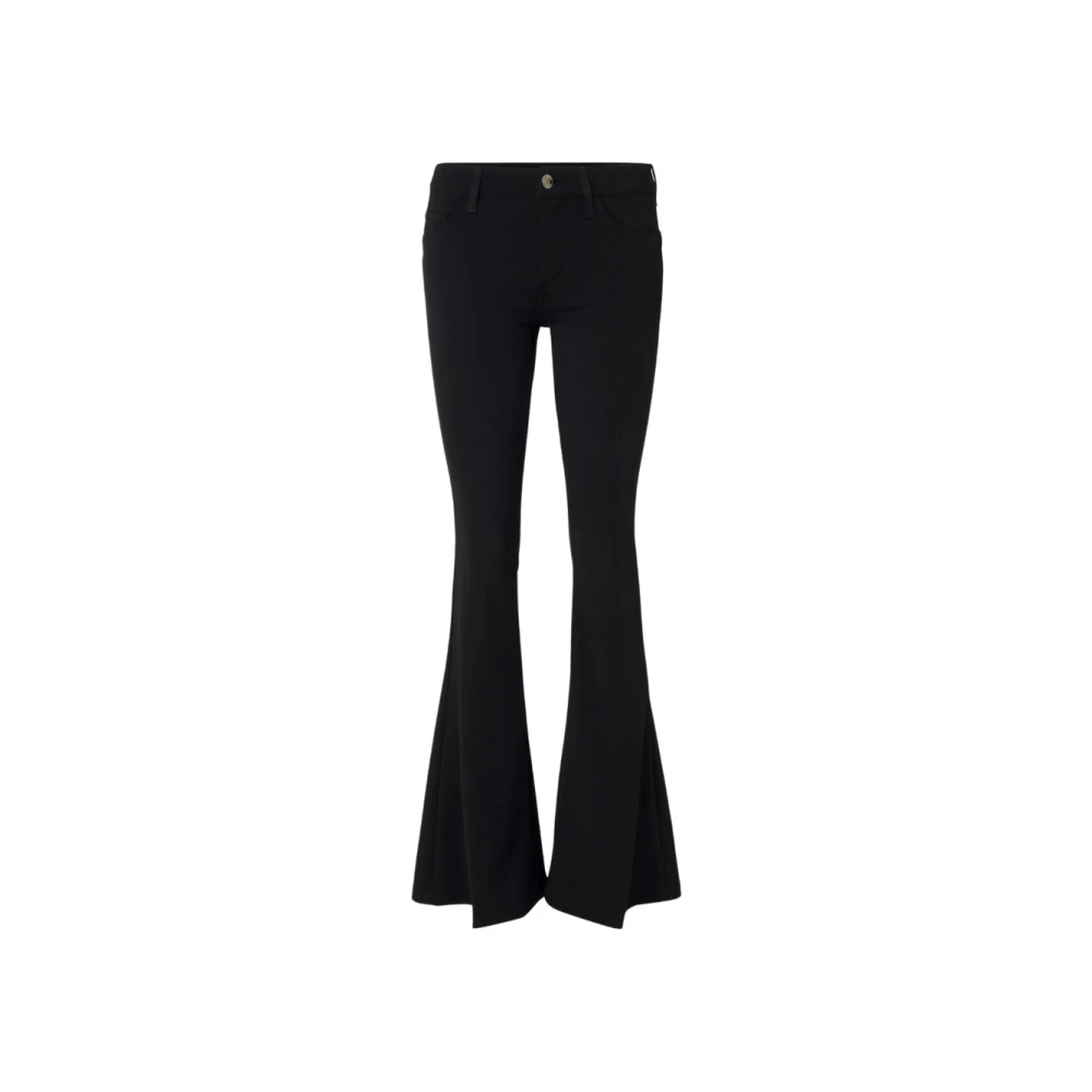 Liu Jo Elegante Stretch Polyester Elastaan Broek Black Dames