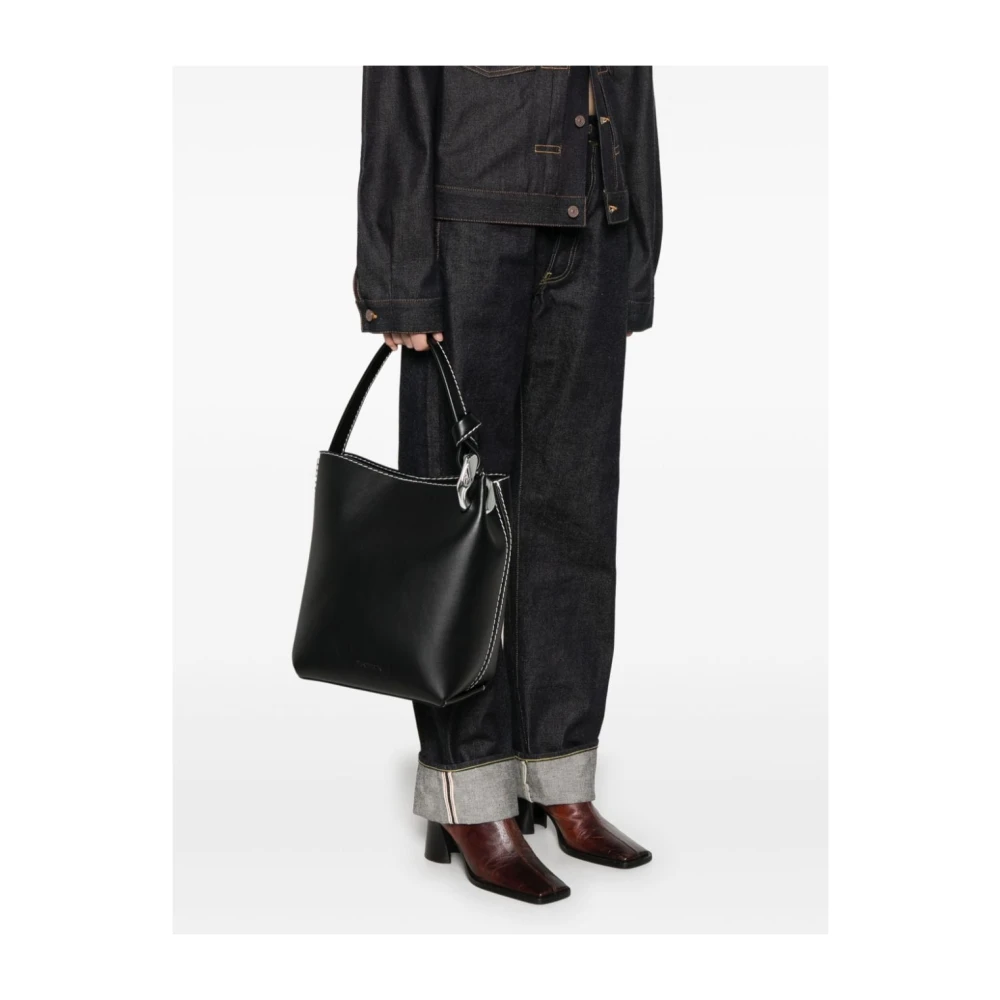 JW Anderson Zwarte handtas voor vrouwen Aw24 Black Dames