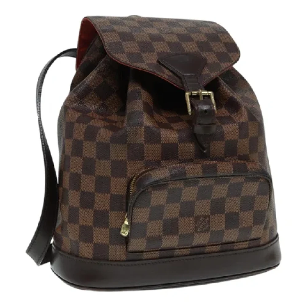 Louis Vuitton Vintage Pre-owned Canvas backpacks Brown Dames