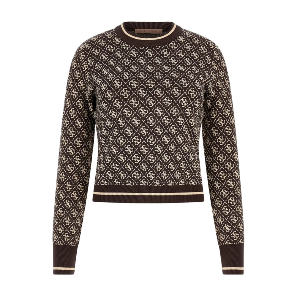 Guess Bruine Dames Jersey Textiel Brown Dames