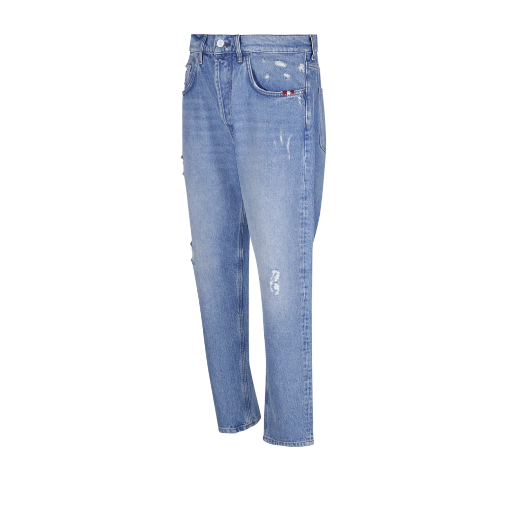 Amish Denim Jeans voor Mannen Blue Heren