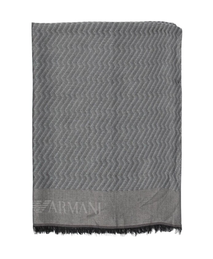 echarpe-a-motif-chevron-en-vert-foret