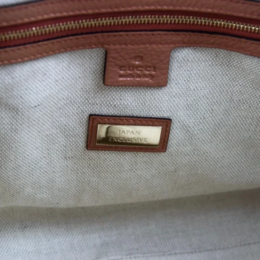 Gucci Vintage Pre-owned Fabric gucci-bags Brown Dames