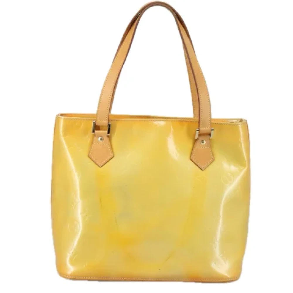 Louis Vuitton Vintage Pre-owned Leather handbags Yellow Dames