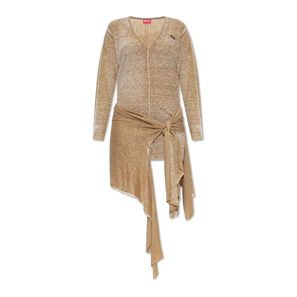Diesel Donna Beige Abiti, 2XS, New,
