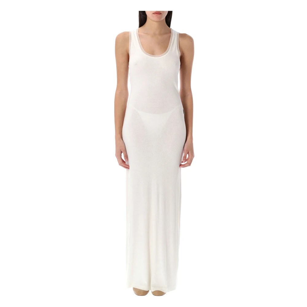 Remain Birger Christensen Elegante Maxi Jurk voor Vrouwen White Dames