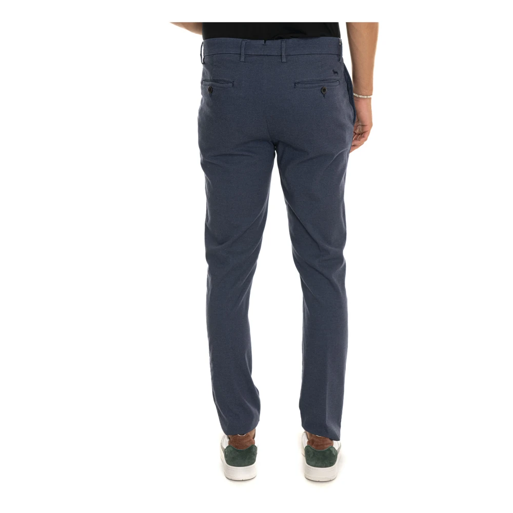 Harmont & Blaine Slim Fit Casual Broek Blue Heren