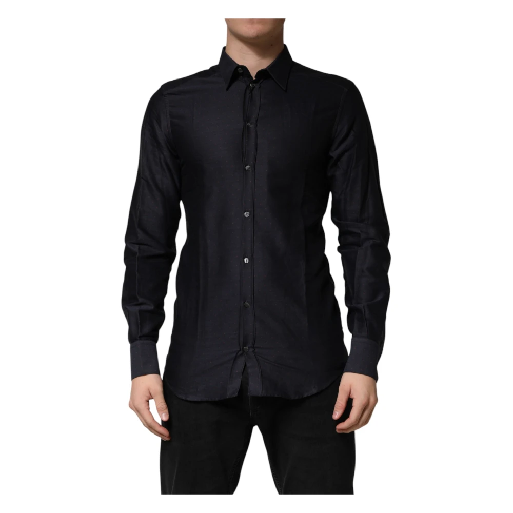 Dolce & Gabbana Men's Gold Dress Shirt