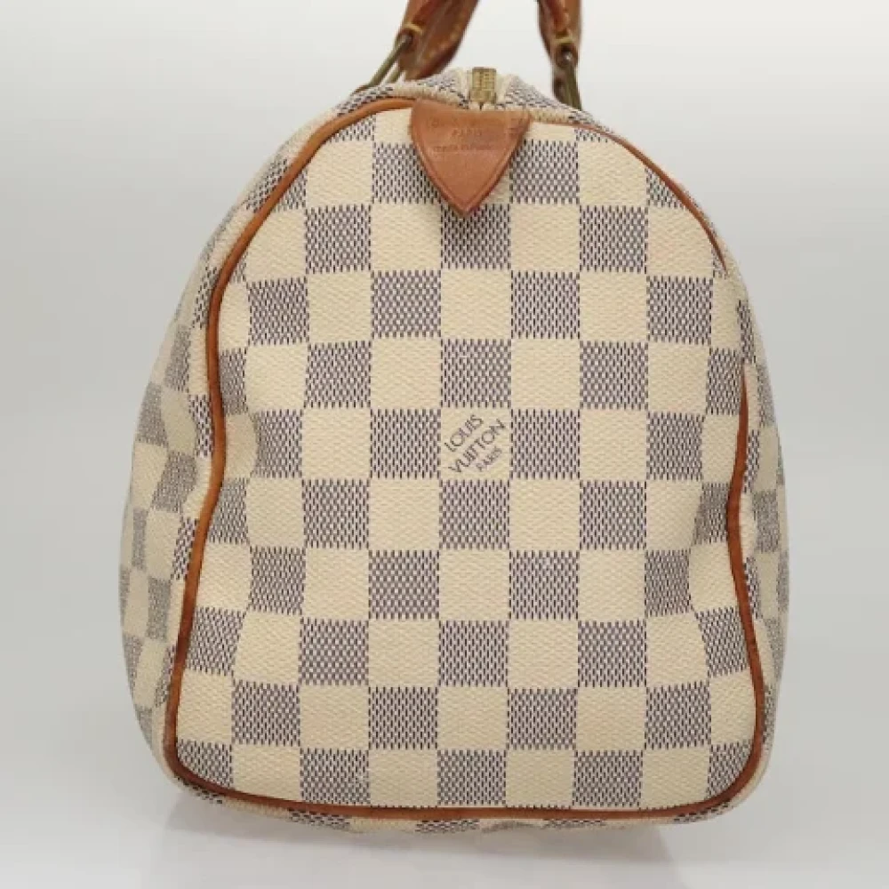 Louis Vuitton Vintage Pre-owned Canvas handbags White Dames