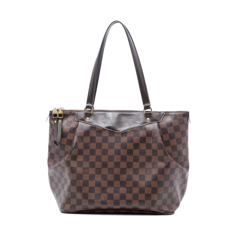 Louis Vuitton Vintage Women's Brown Pre-Owned Vintage Damier Ebène Shoulder Bag