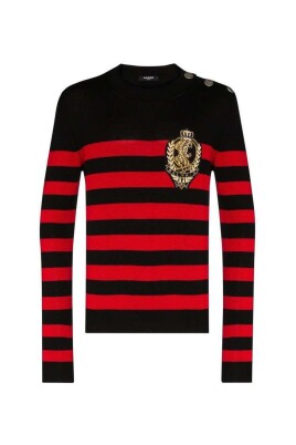 pull-a-rayures-rouge-and-noir
