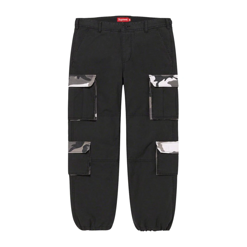 Supreme Zwarte Cargo Broek Ss22 Limited Edition Black Heren