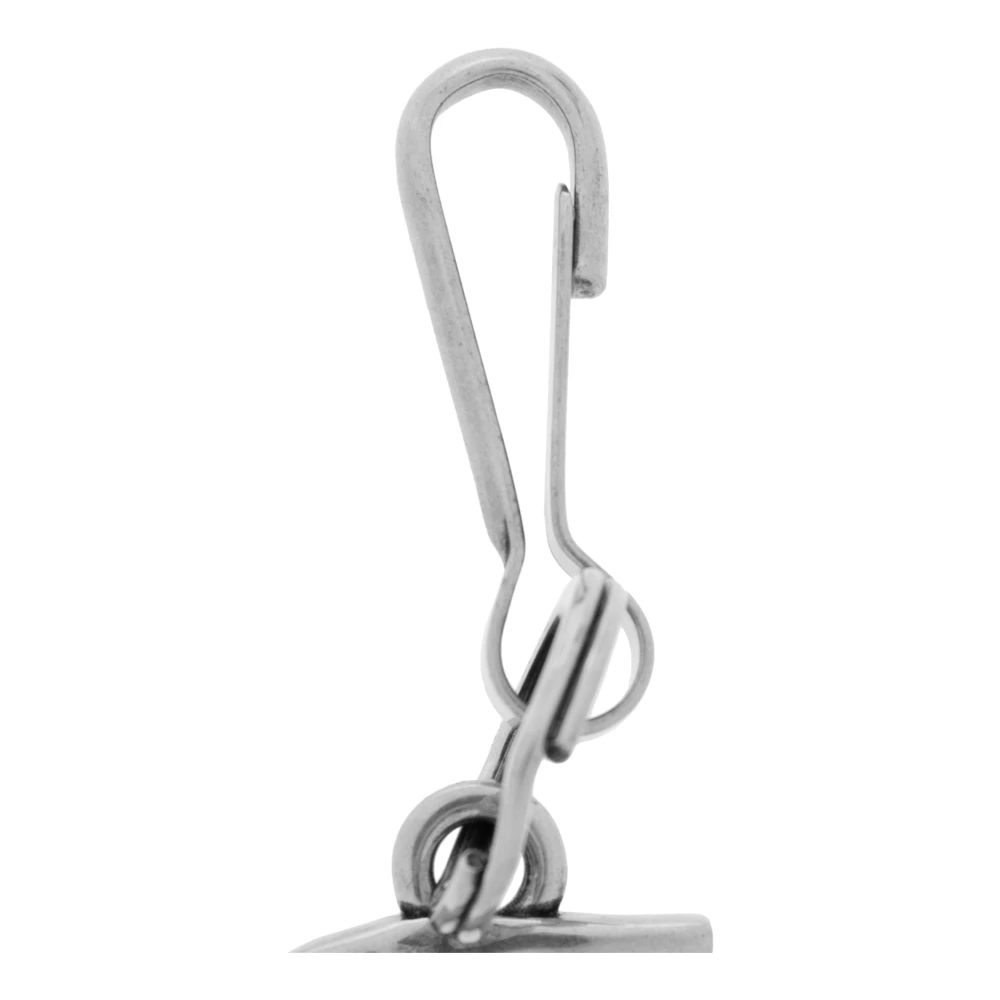 Balenciaga Sleutelhanger met Bedel Gray Dames
