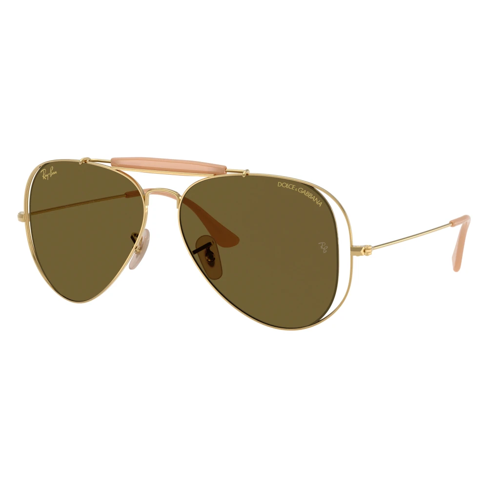 Ray-Ban Unisex Yellow Outdoorsman Ii Sunglasses - Sunglasses - 58 Mm - Accessories