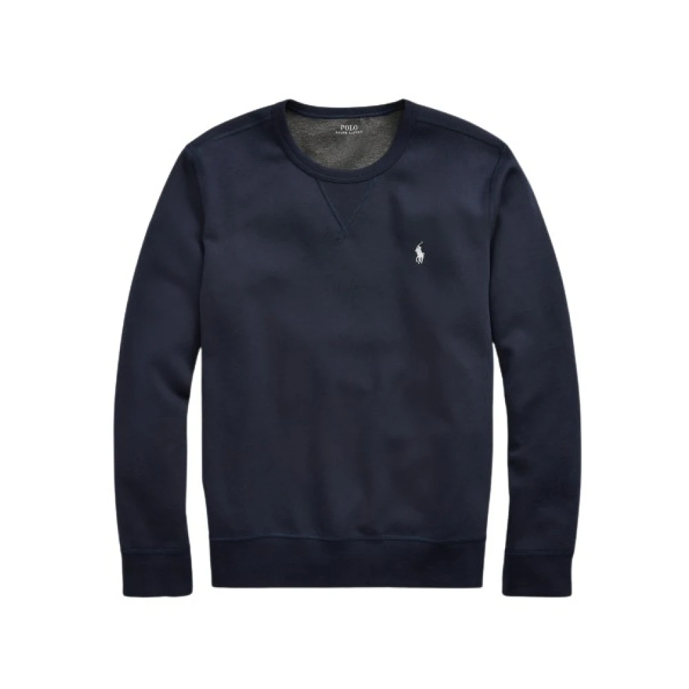 Polo Ralph Lauren Sweatshirt i bomullsblandning med broderad polospelare Blue, Herr