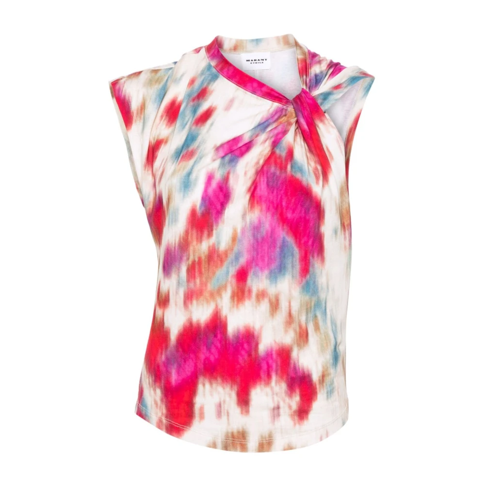 Isabel marant Abstract Patroon Mouwloze Top Multicolor Dames