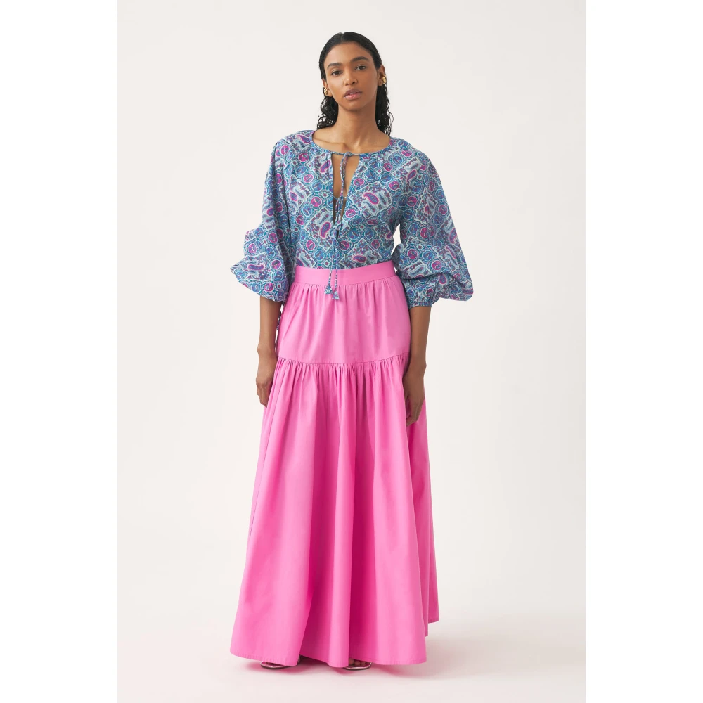 Antik batik Blouse Zena Blue Dames