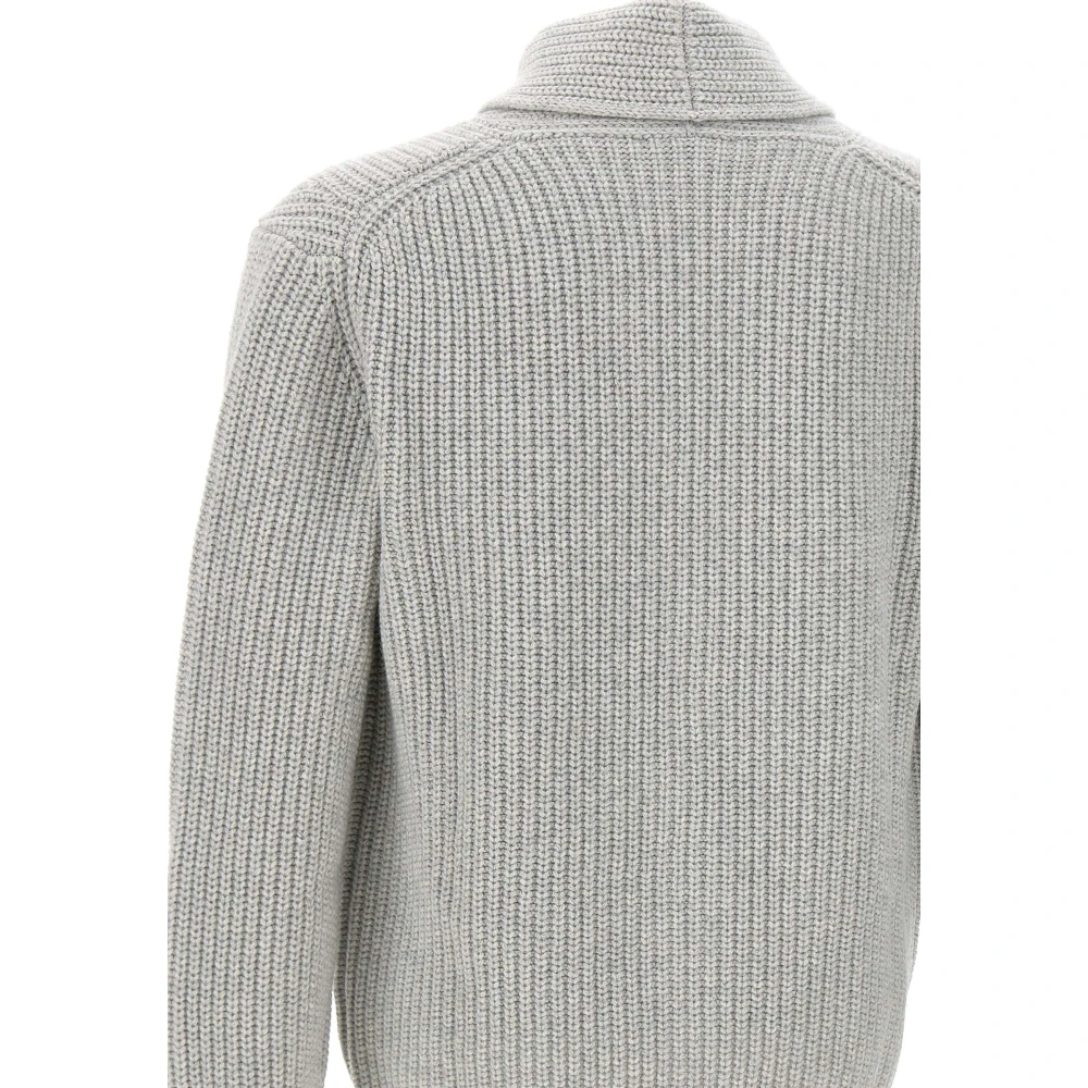 Kangra Wol Kasjmier Vest Parel Grijs Gray Heren