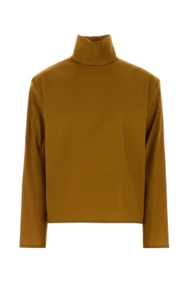 High Neck Långärmad Topp