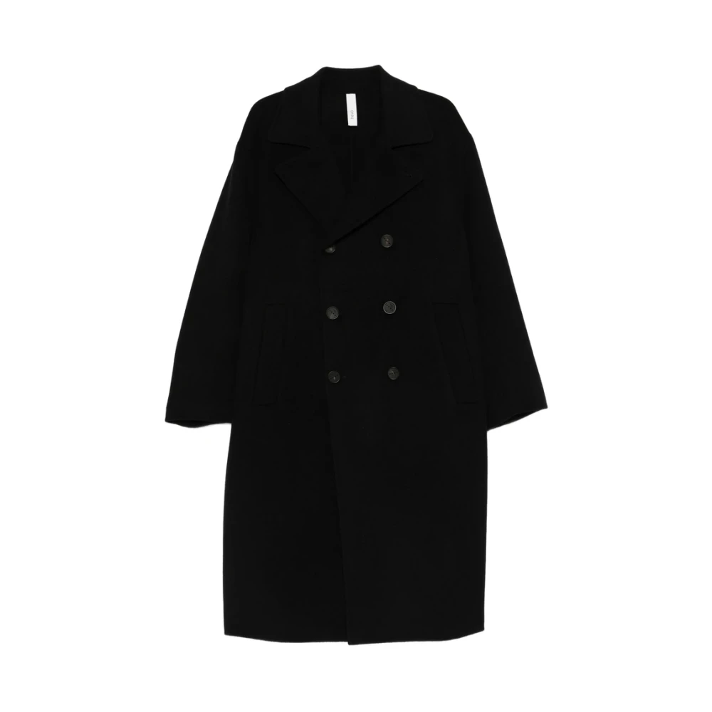 Hevo Erchie Coat - Male - Double-Breasted Coats - Black - S - Coats