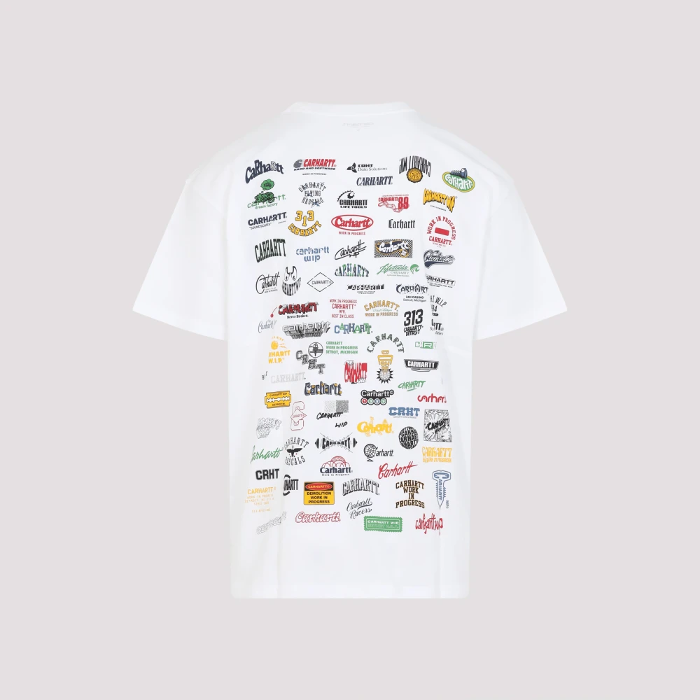 Carhartt WIP Logo Print T-shirt White Heren
