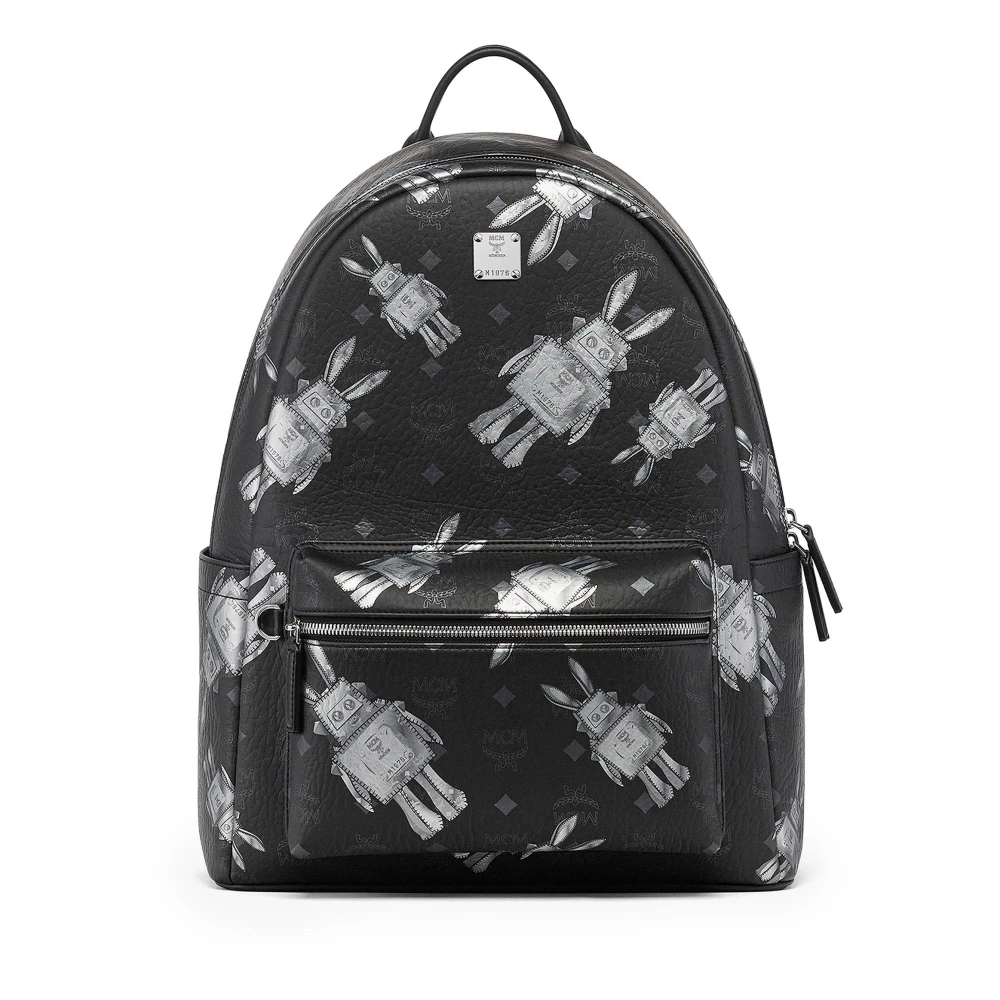 Mcm Unisex Zwart Tassen One Size, Leer, Backpack