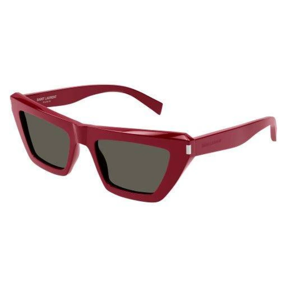 Saint Laurent Women's Red Sunglasses, 52 Mm, Cat-Eye Sunglasses