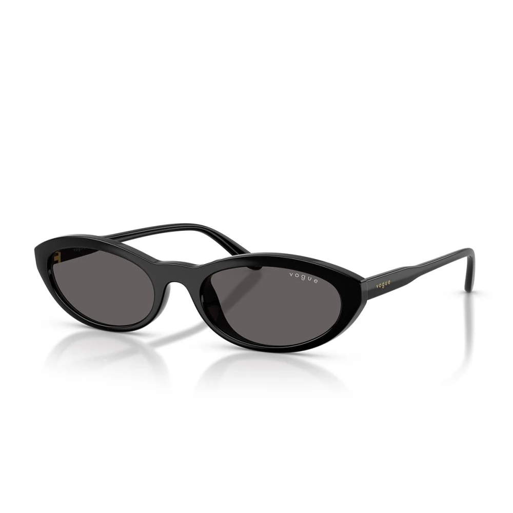 Vogue Eyewear Grey Woman Vo5697su W44/87 Sunglasses Nylon Black Round Normal - Image 3