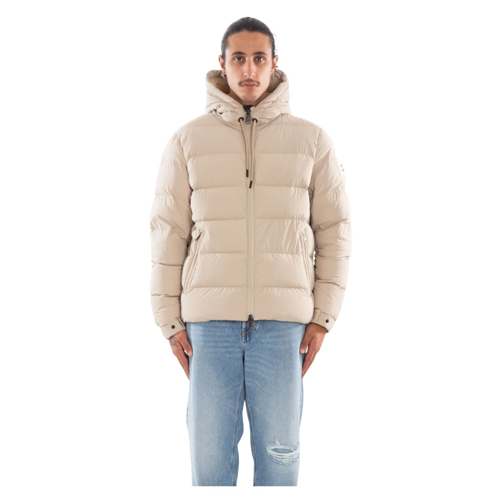 Afterlabel Matte Hooded Donsjas Beige Heren
