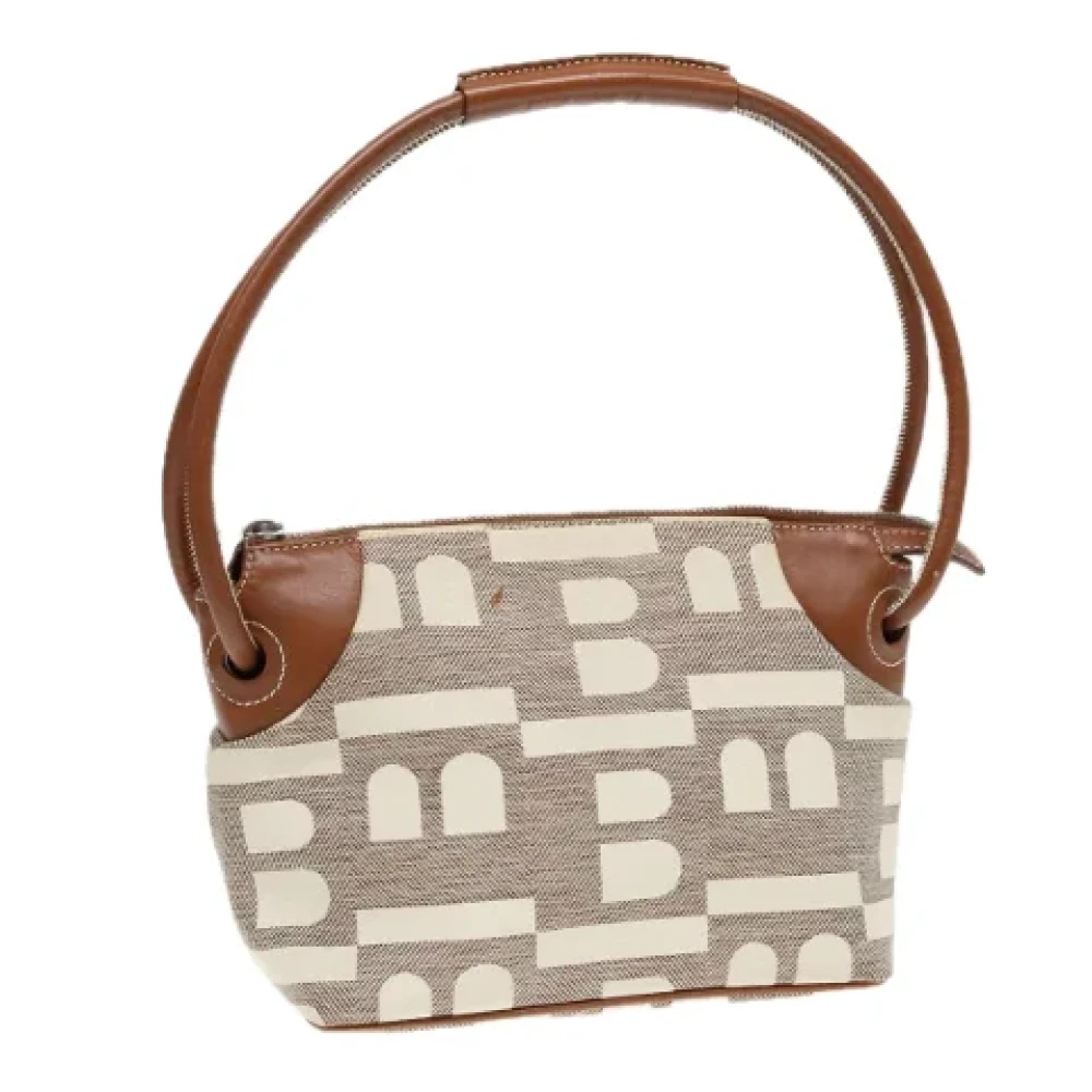 Bally Pre-owned Canvas handbags Beige Dames
