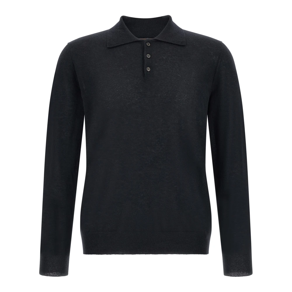 Zanone Blue Knitwear - Male - Cashmere Knitwear - Xl - Knitwear