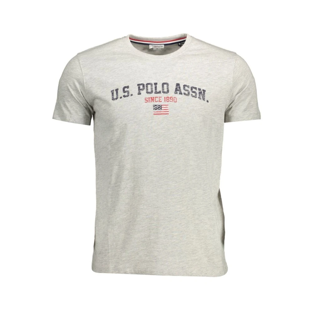 U.s. Polo Assn. Grijs Katoenen Heren T-Shirt Gray Heren