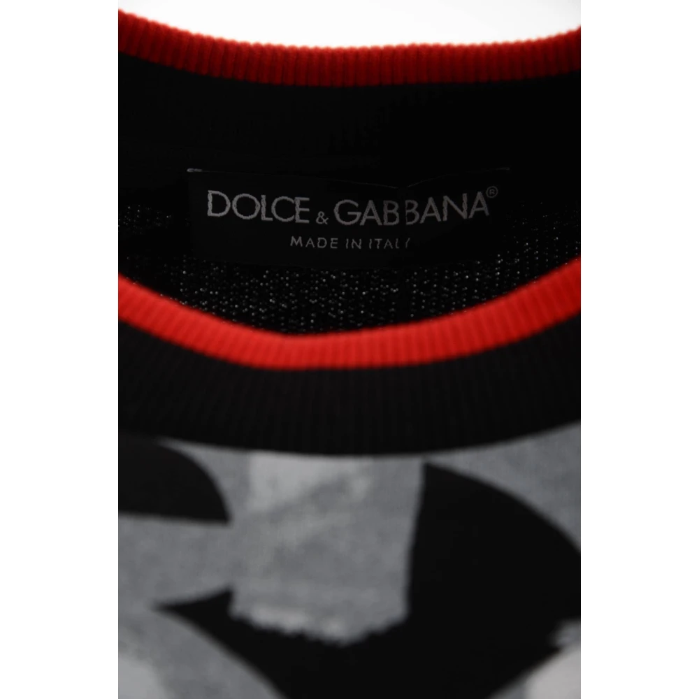 Dolce & Gabbana Gedrukte Mannen Sweatshirt Multicolor Heren
